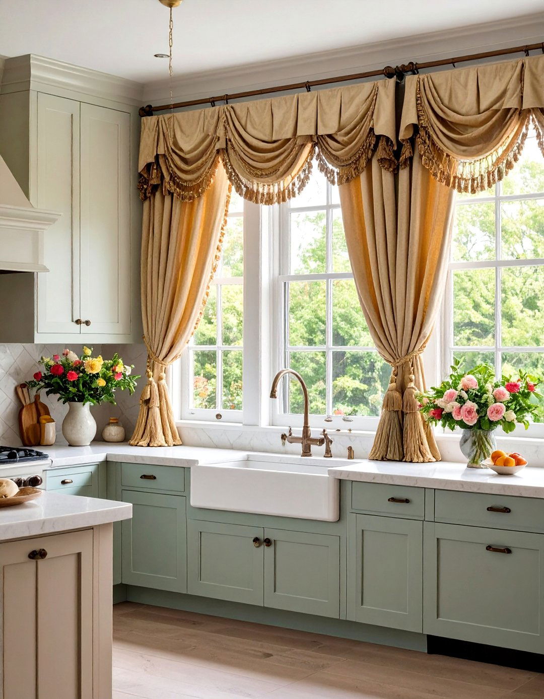 Tassel Trimmed Kitchen Curtain Luxury - 20 Kitchen Curtain Ideas