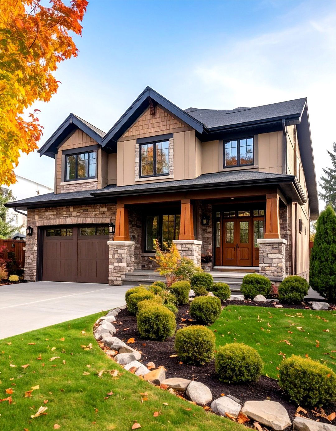 Taupe Brick for Earthy Sophistication - 20 Exterior Brick Paint Color Ideas