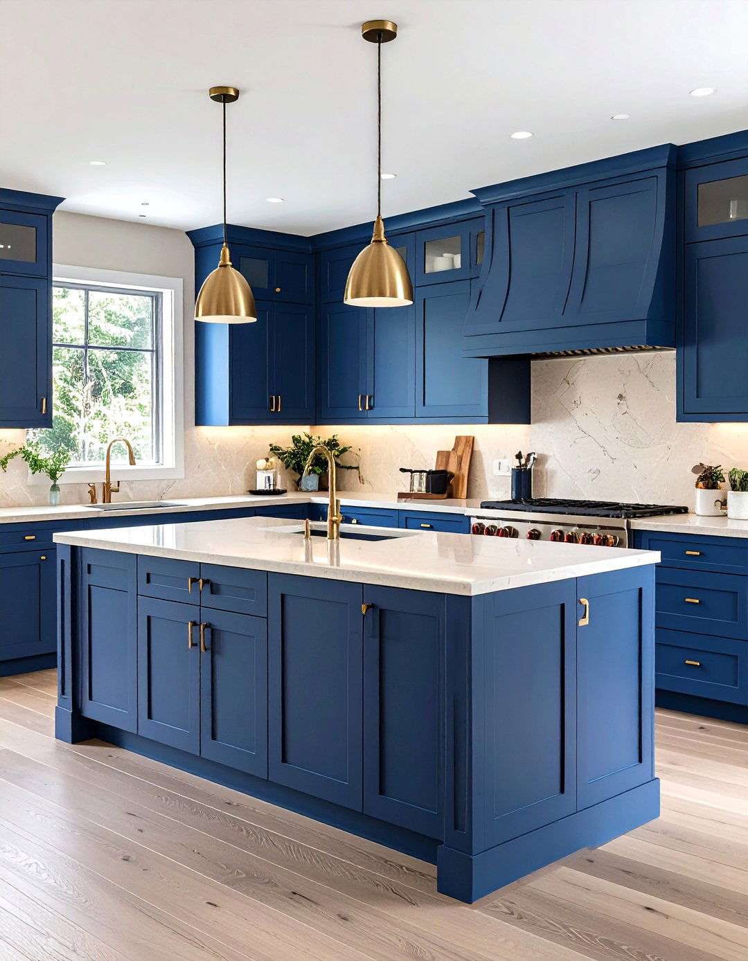 Taupe Cabinets with Gold Accents - 20 Taupe Kitchen Cabinet Ideas