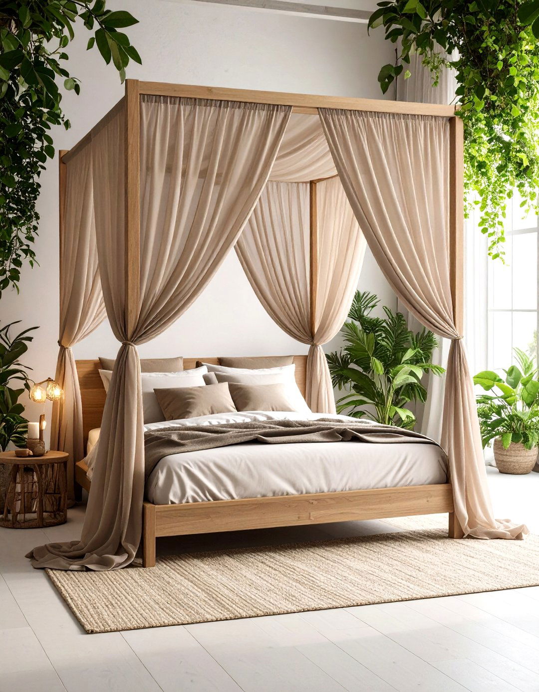 Taupe and White Contrast - 20 Taupe Bedroom Ideas