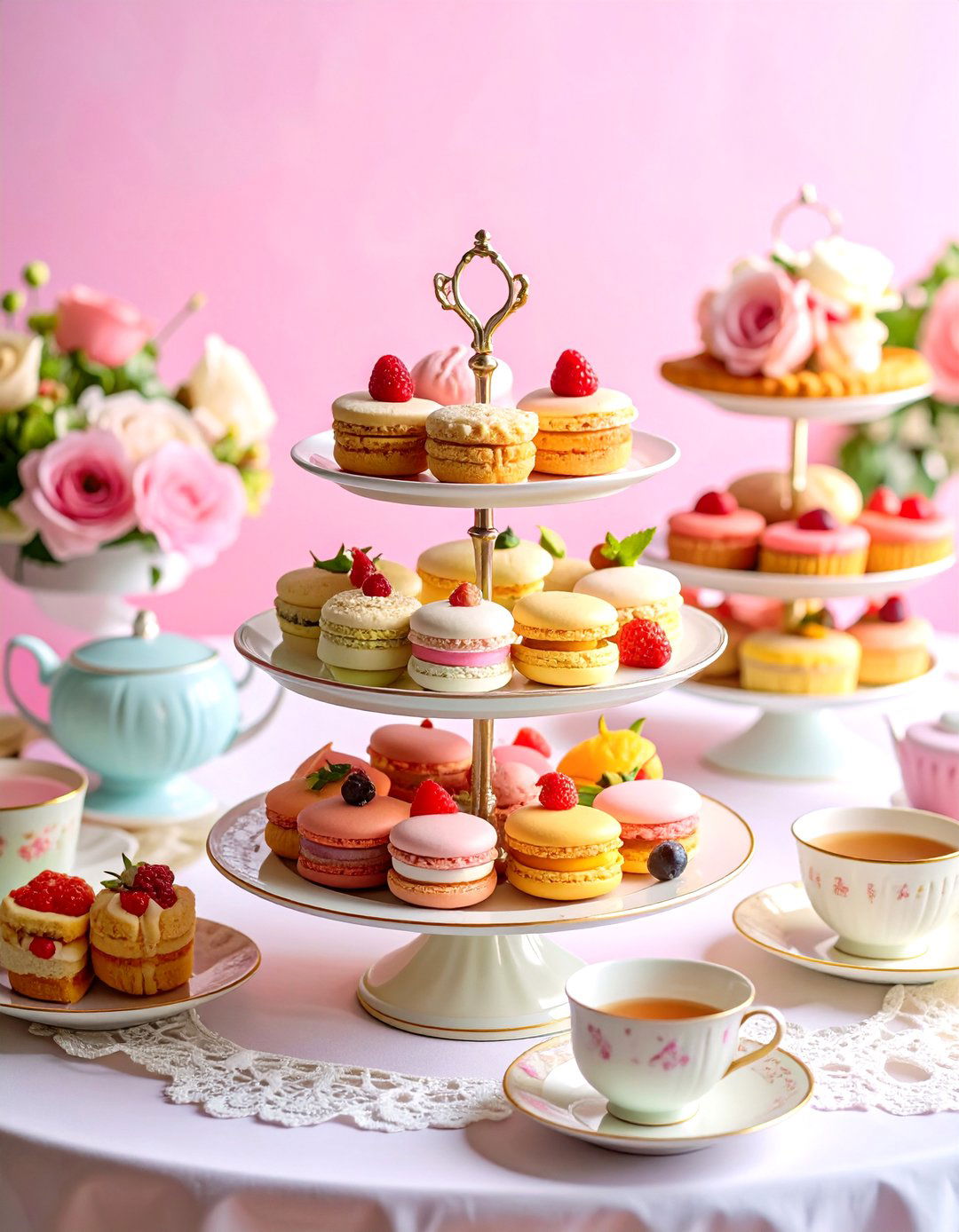 Tea Party Reception - 20 Vintage Wedding Ideas