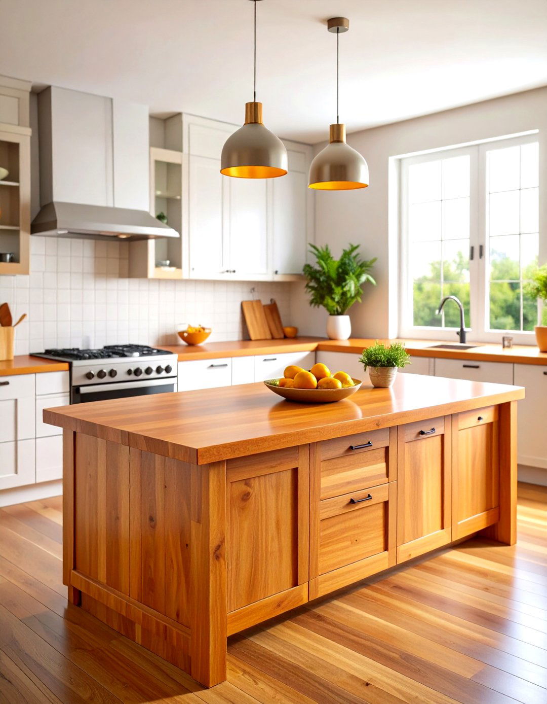 Teak Wood Countertop Marine Grade Durability - 20 Wood Countertop Ideas