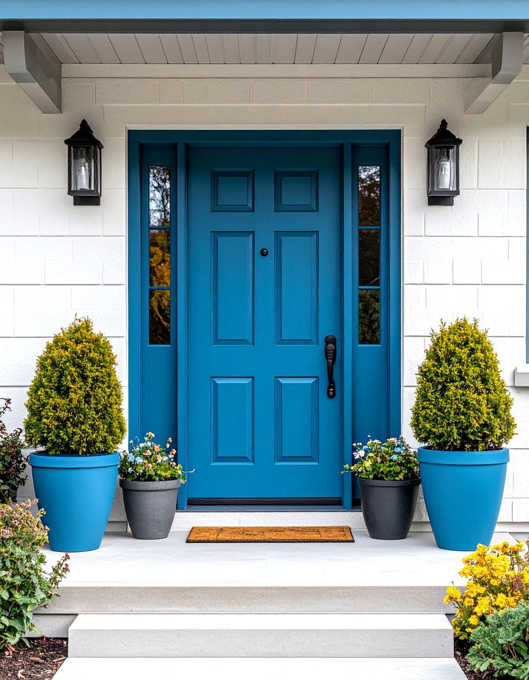 Teal Blue Mid Century Front Door - 20 Mid Century Front Door Colors