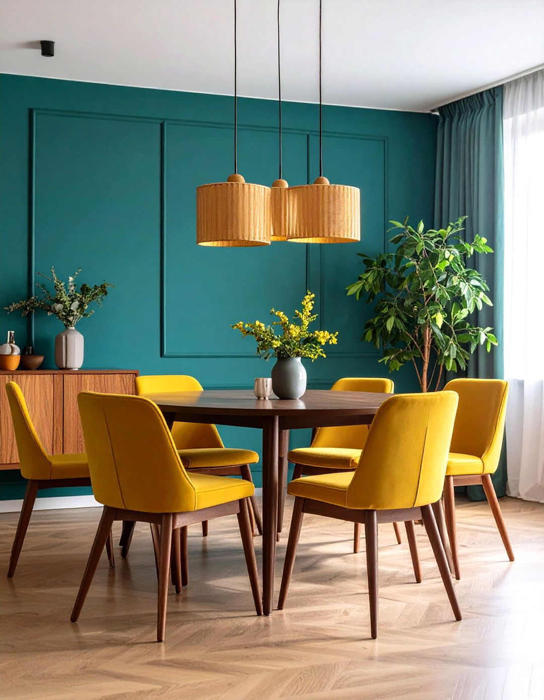 Teal Booth Seating - 20 Teal Dining Room Ideas