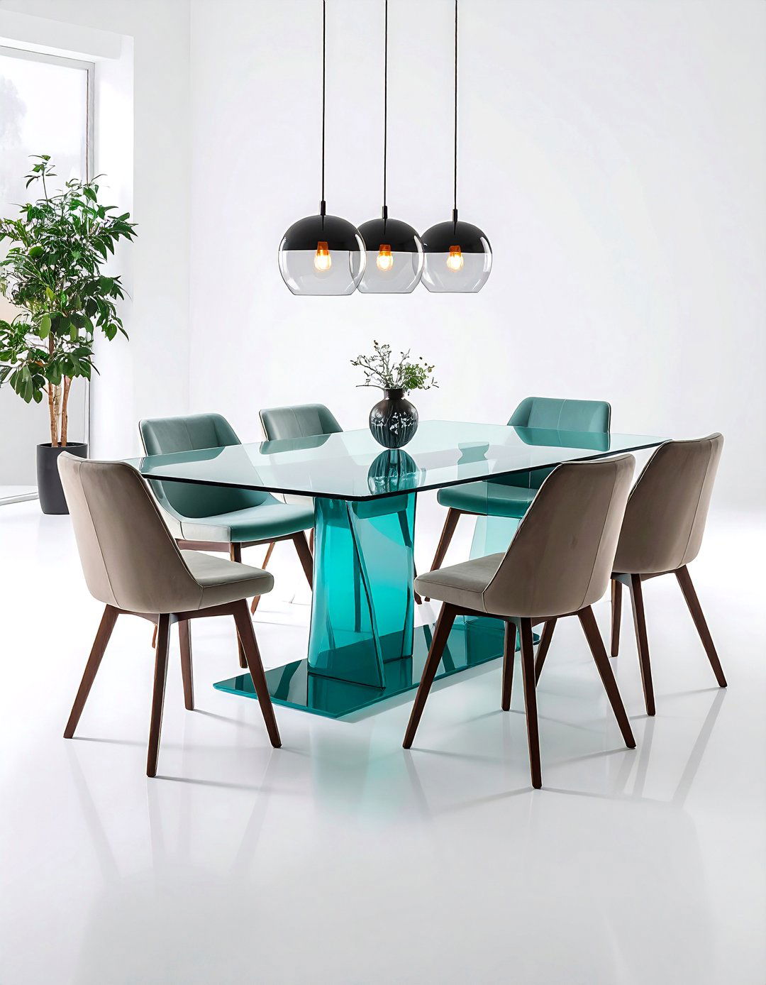 Teal Outdoor Dining Space - 20 Teal Dining Room Ideas