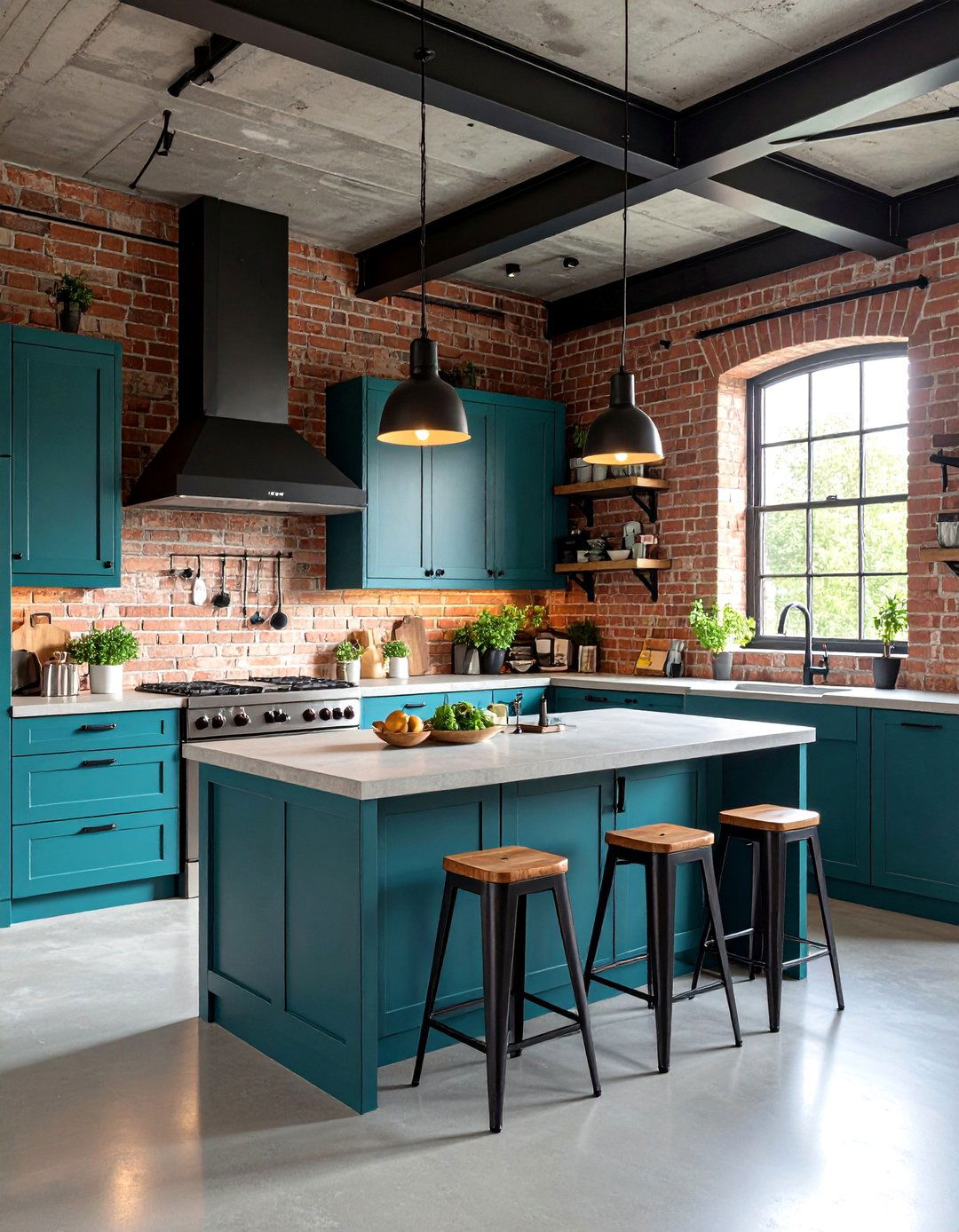 Teal Tile Flooring - 20 Teal Kitchen Ideas