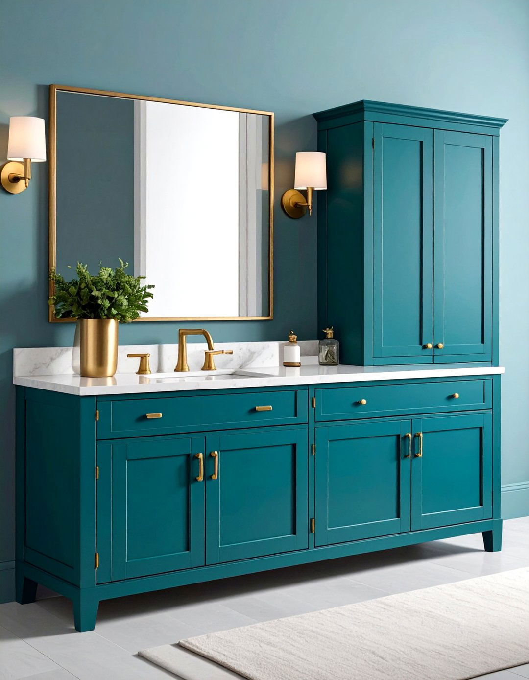 Teal Wet Room - 20 Teal Bathroom Ideas