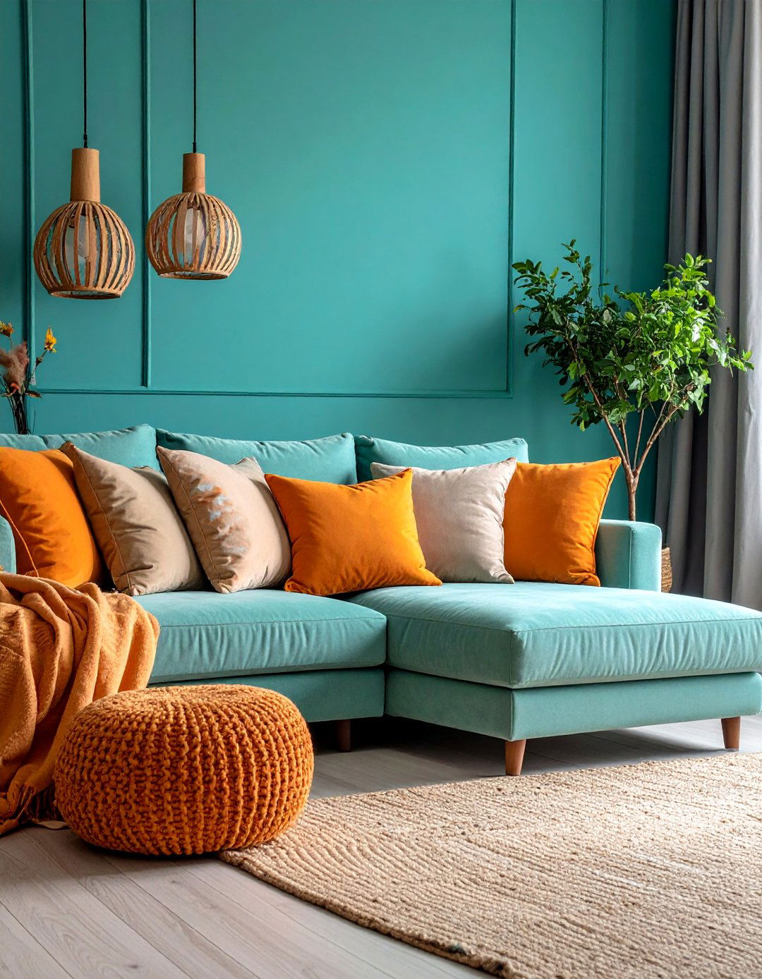Teal and Orange in the Bedroom - 20 Teal and Orange Color Scheme for Your Rooms