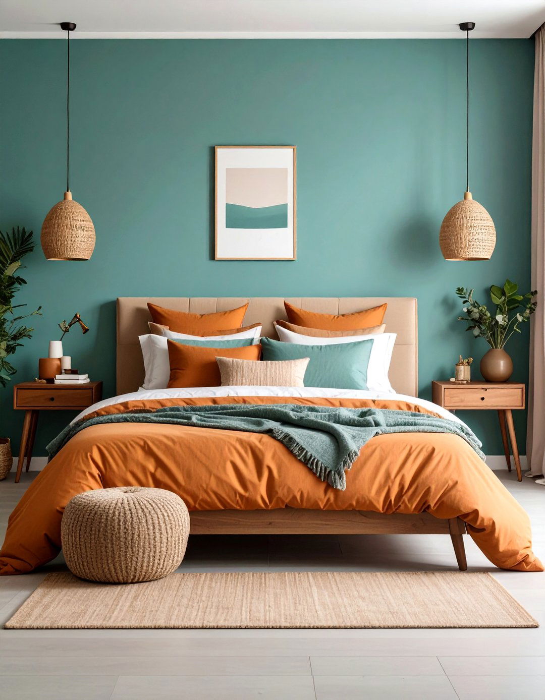 Teal and Orange in the Kitchen - 20 Teal and Orange Color Scheme for Your Rooms
