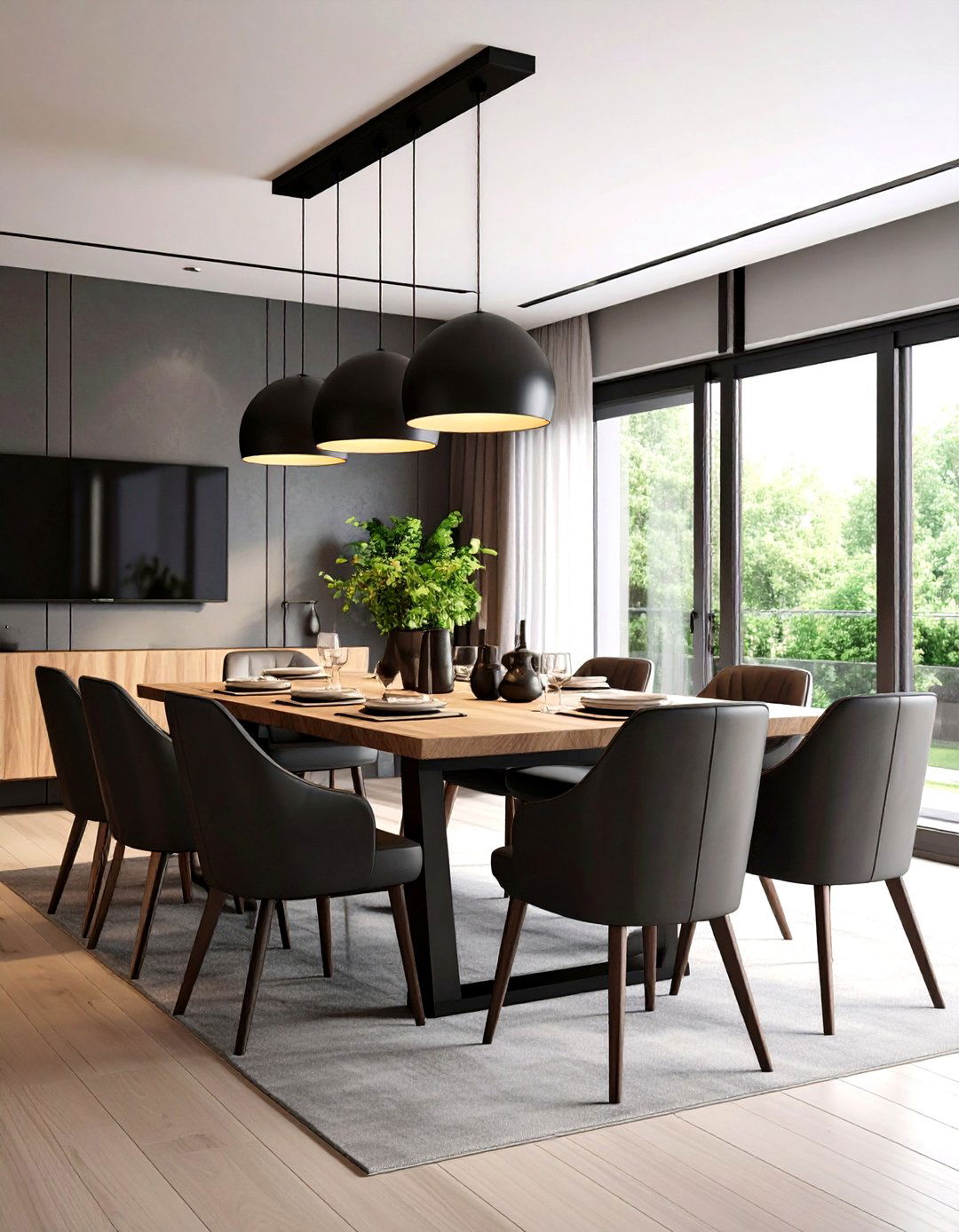 Tech Forward Smart Masculine Dining Room - 20 masculine dining room ideas