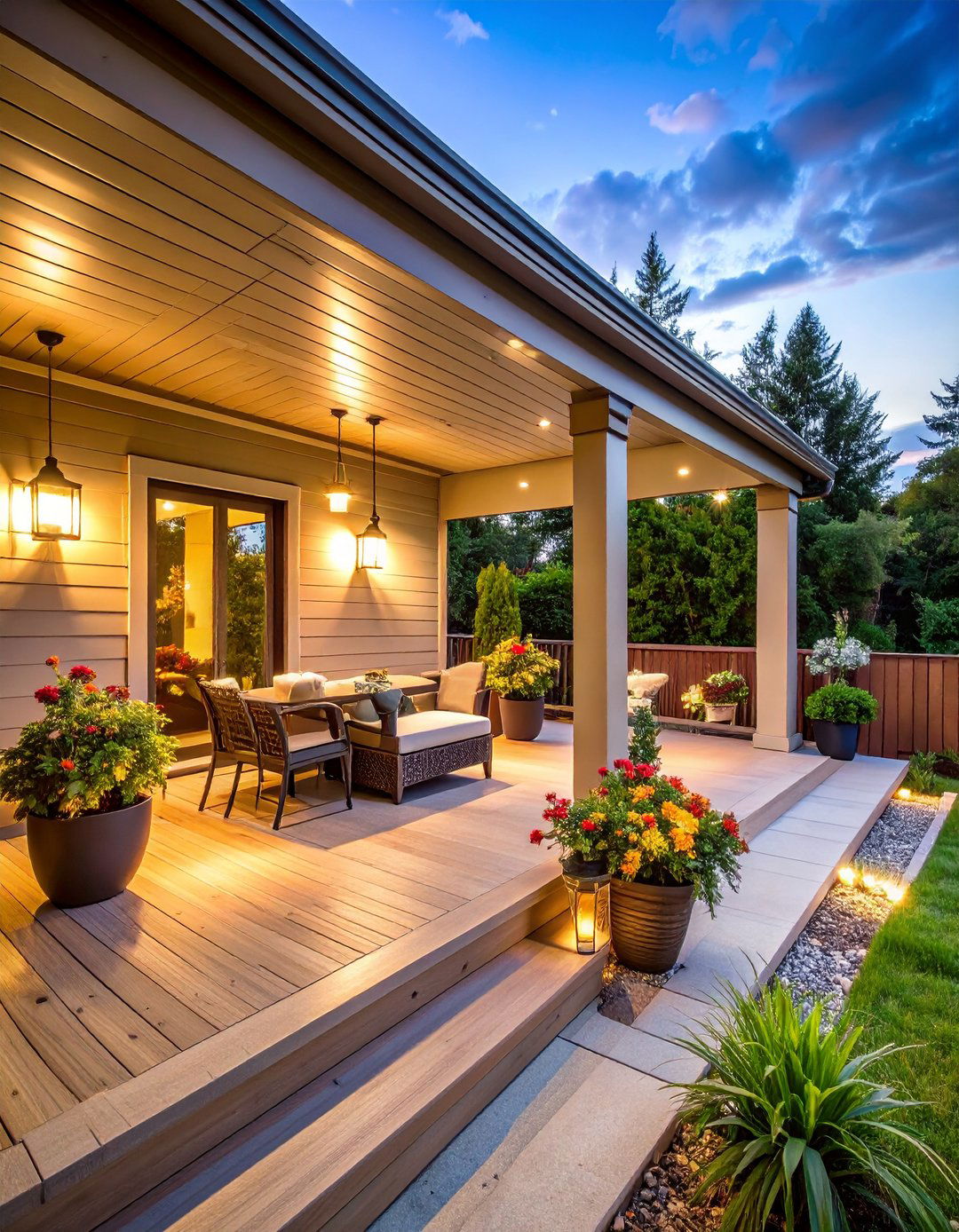 Tech Forward Smart Porch for Effortless Control - 20 Enclosed Porch Ideas