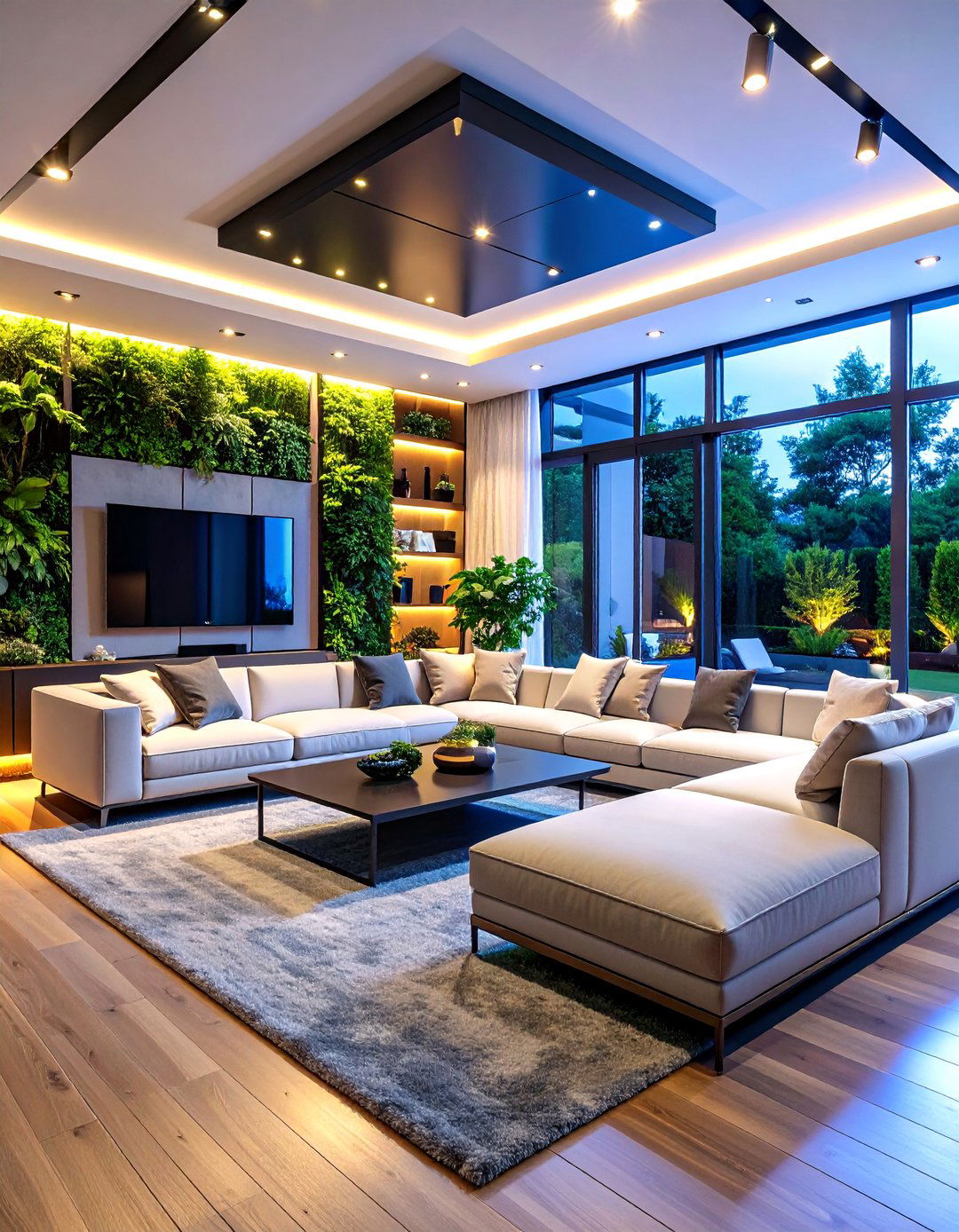 Tech Integrated Mens Living Room Future - 20 Mens Living Room Ideas