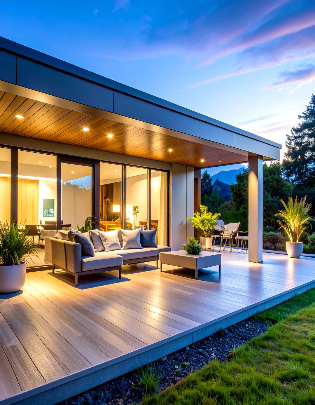 Tech Integrated Smart Front Porch - 20 Modern Front Porch Ideas