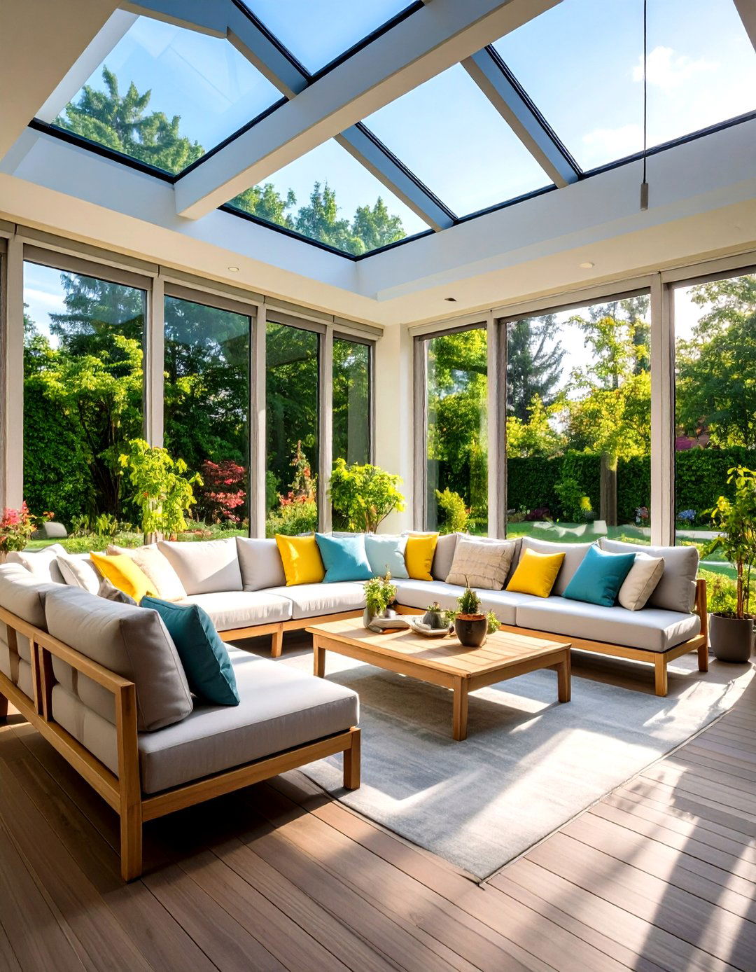 Tech Integrated Smart Sunroom - 20 Sunroom Ideas