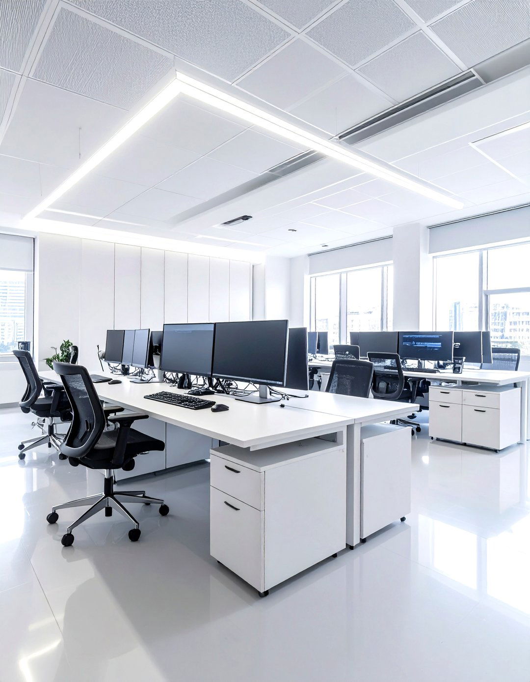Tech Professional Modern Home Office - 20 Modern Home Office Ideas