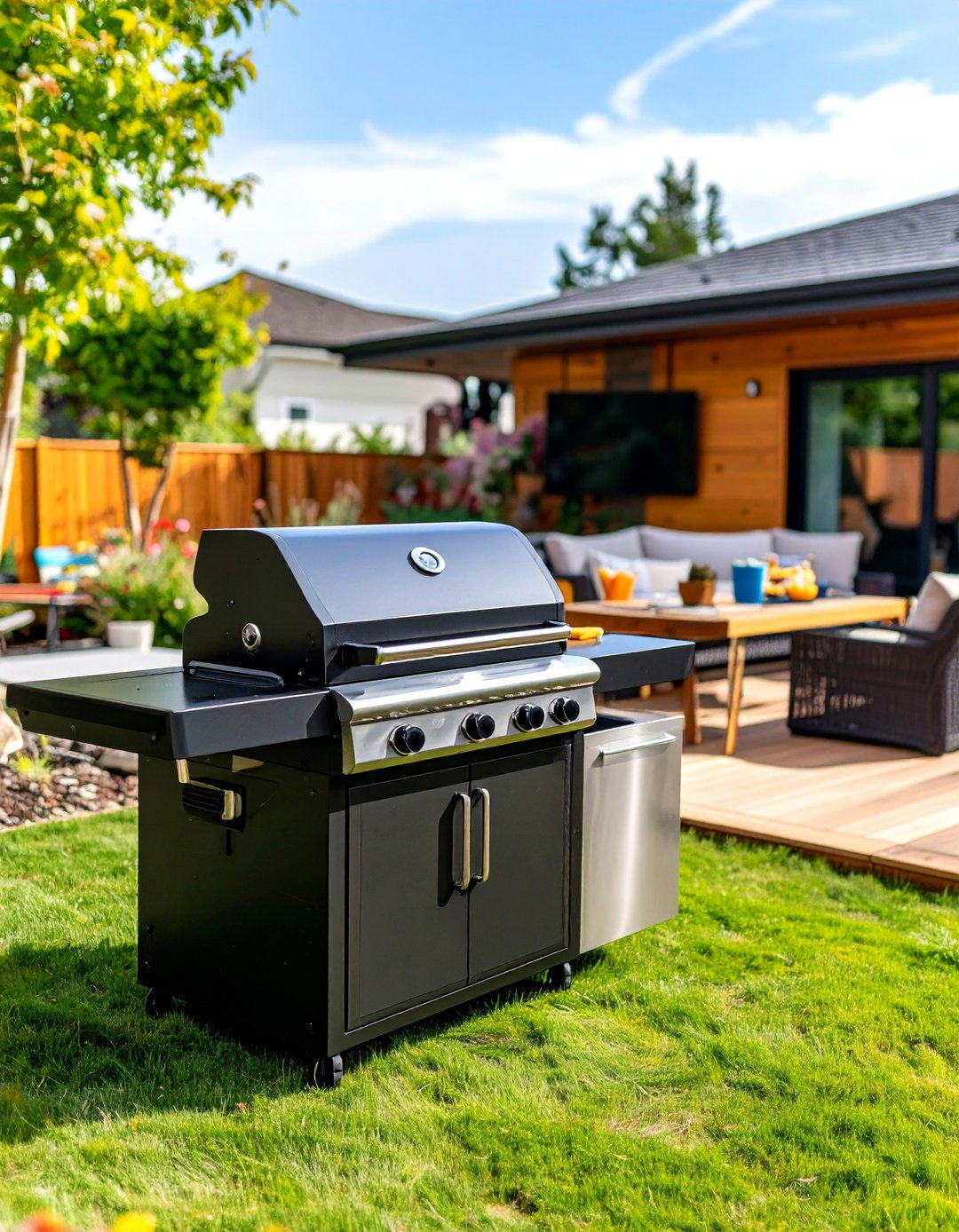 Tech Smart BBQ Island with App Control - 20 Bbq Island Ideas