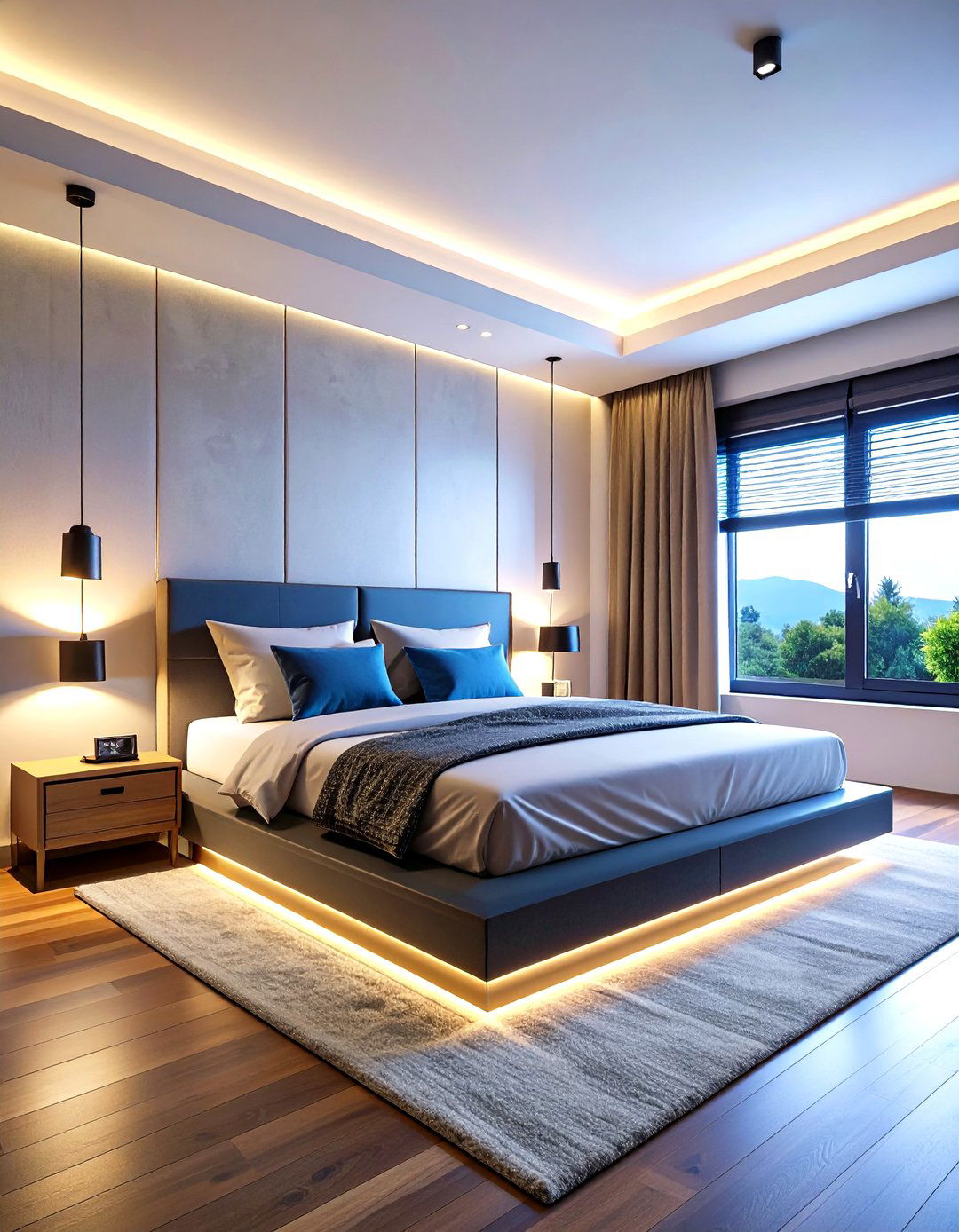 Technology Integrated Minimalist Bedroom Innovation - 20 Minimalist Bedroom Ideas