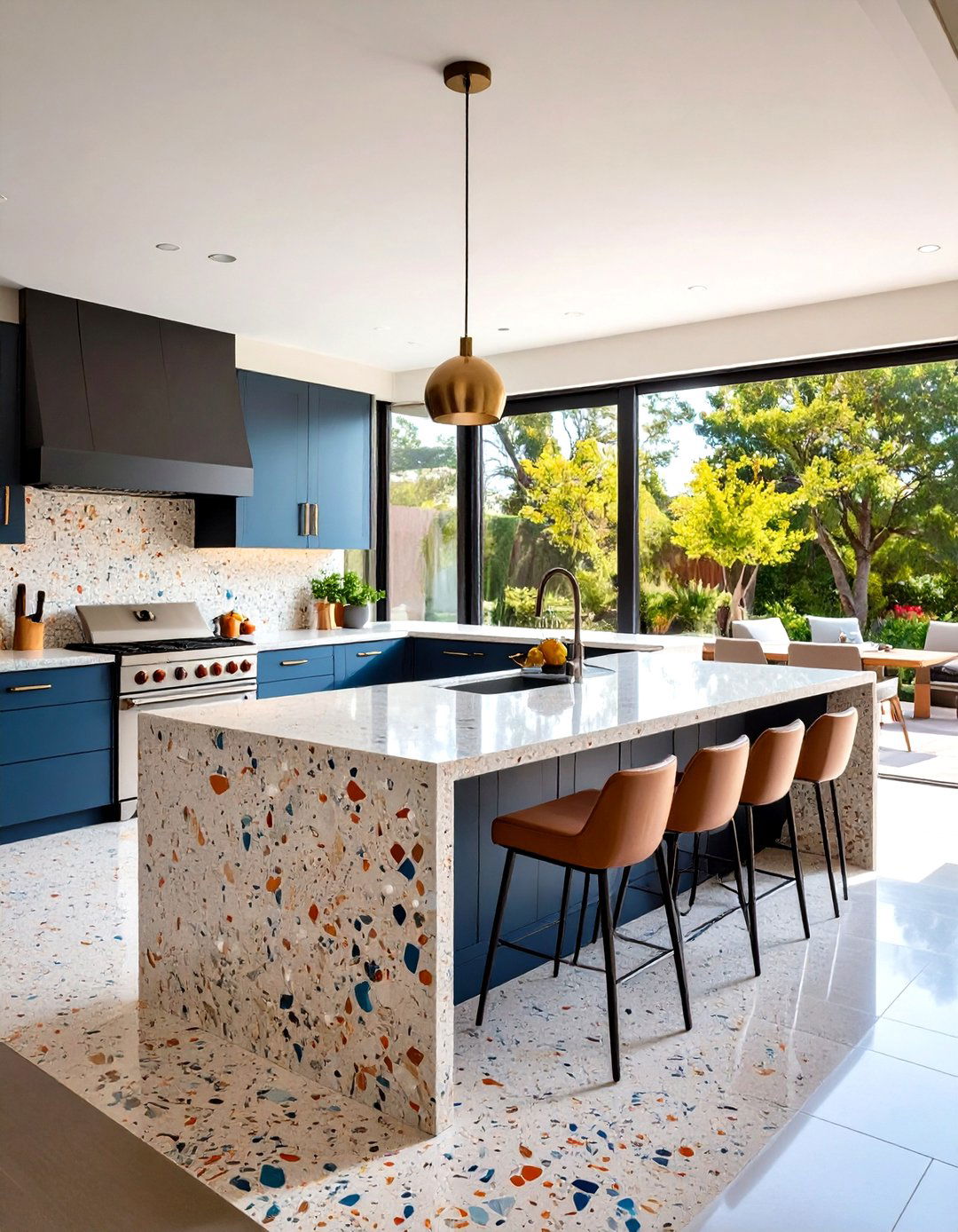 Tempered Glass - 20 Types of Outdoor Kitchen Countertops