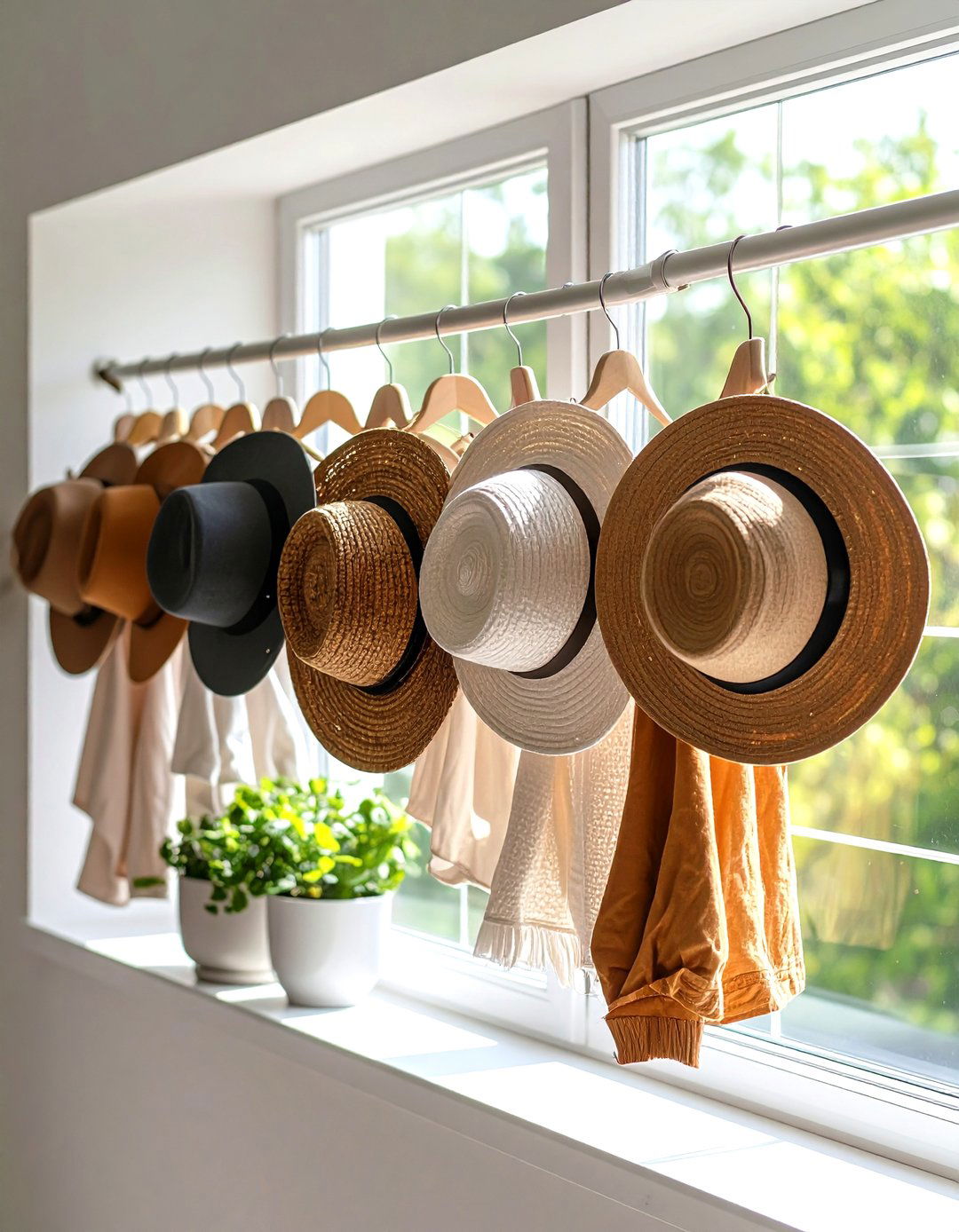 Tension Rod and Clip System - 20 Hat Storage Ideas