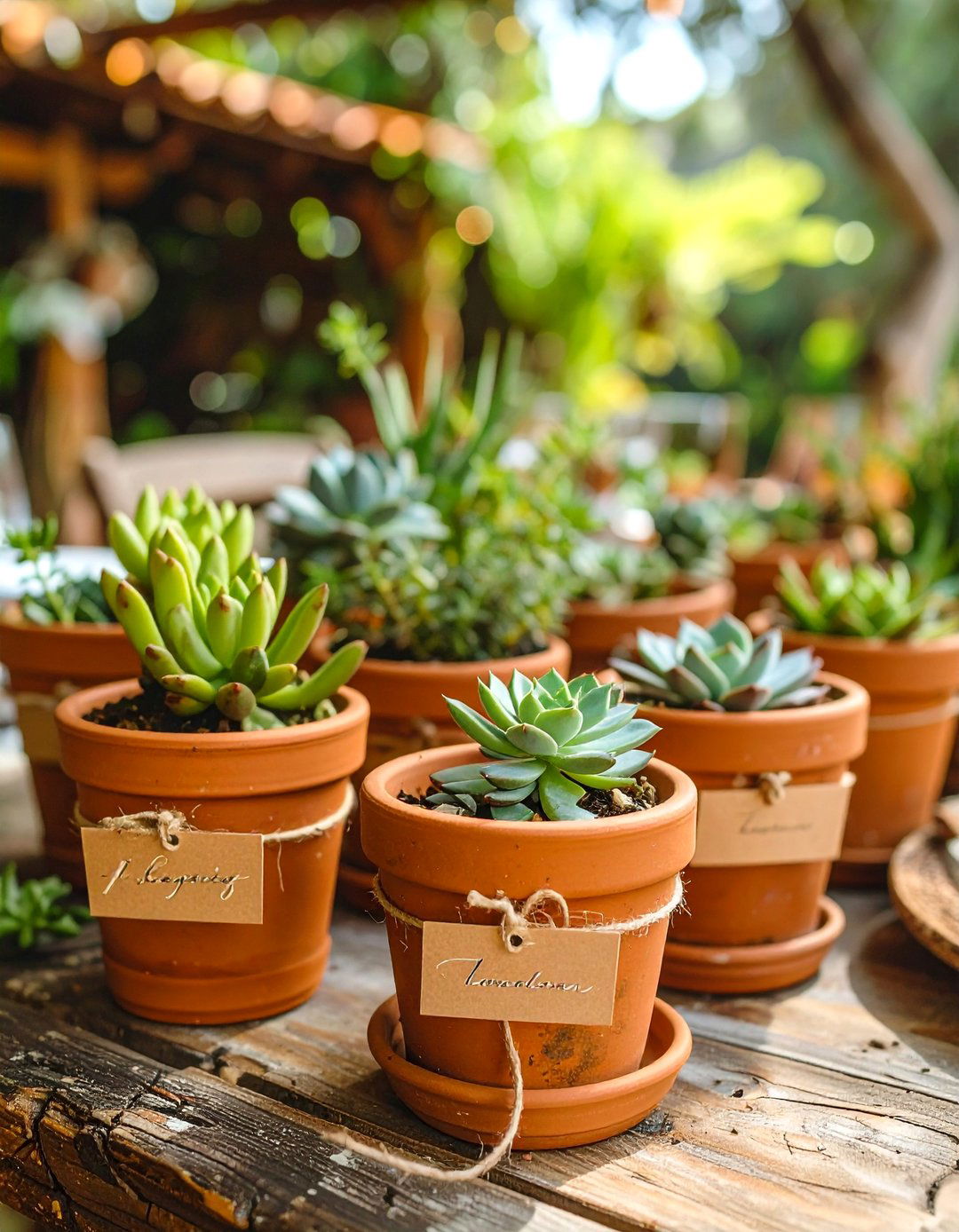 Terracotta Barware and Glassware - 20 Terracotta Wedding Décor Ideas