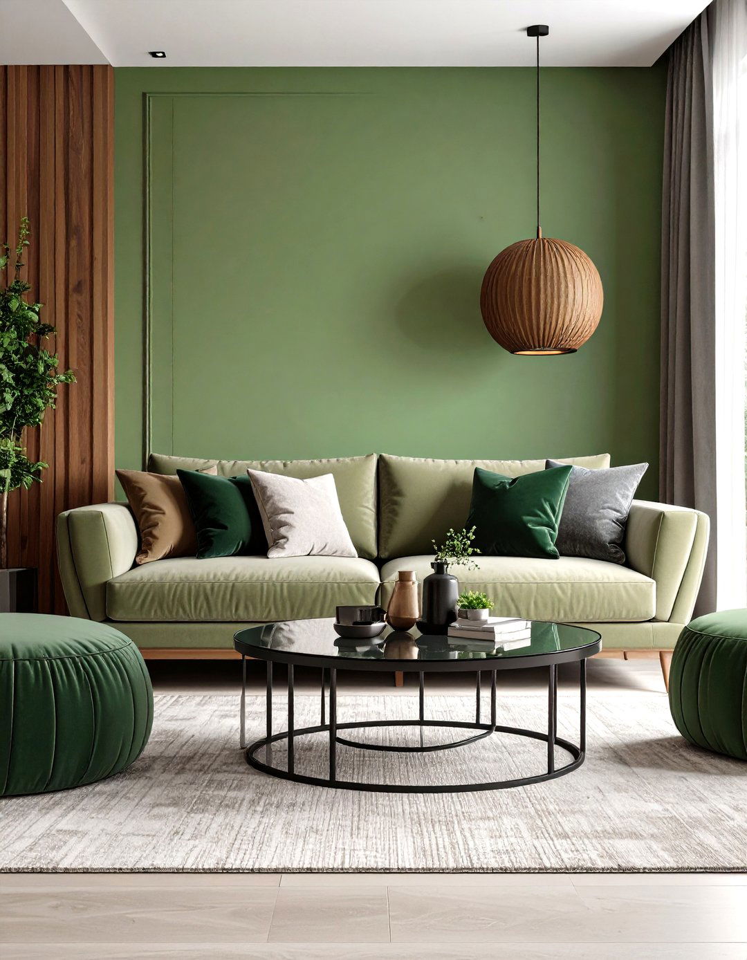 Terracotta Contemporary Accent Wall - 20 terracotta home decor ideas