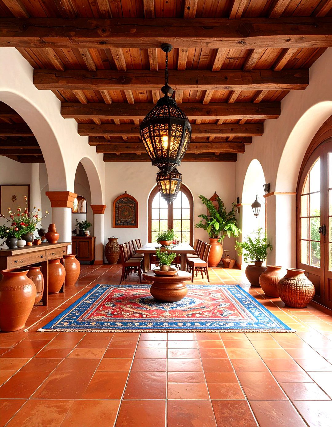 Terracotta Focused Mediterranean Interior Design - 20 Mediterranean Interior Design Ideas