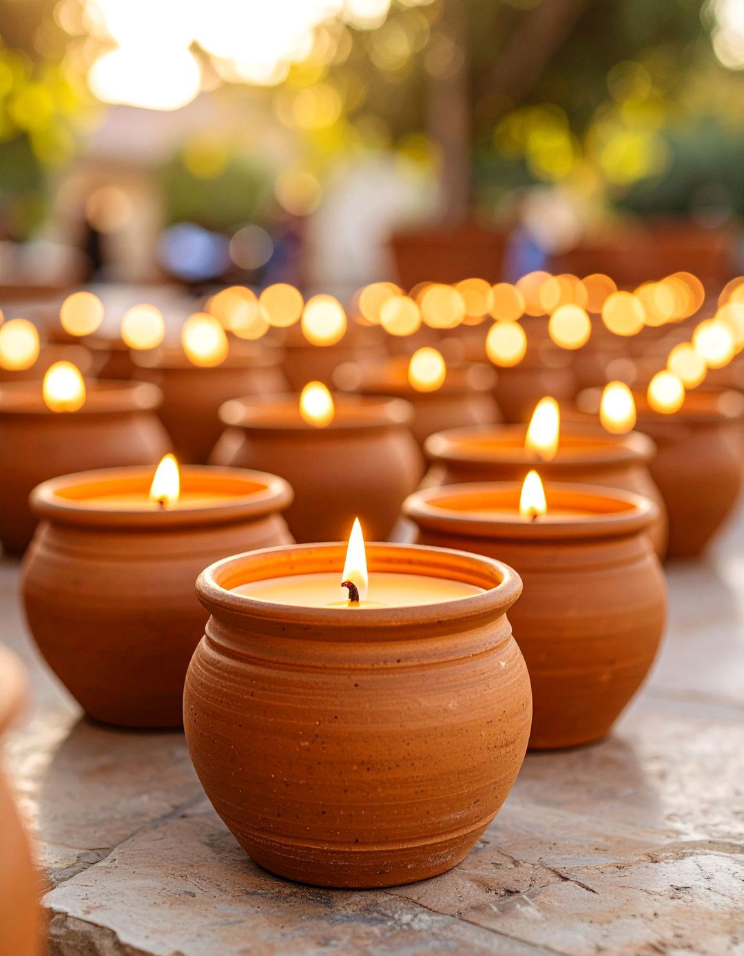 Terracotta Garland and Swag - 20 Terracotta Wedding Décor Ideas