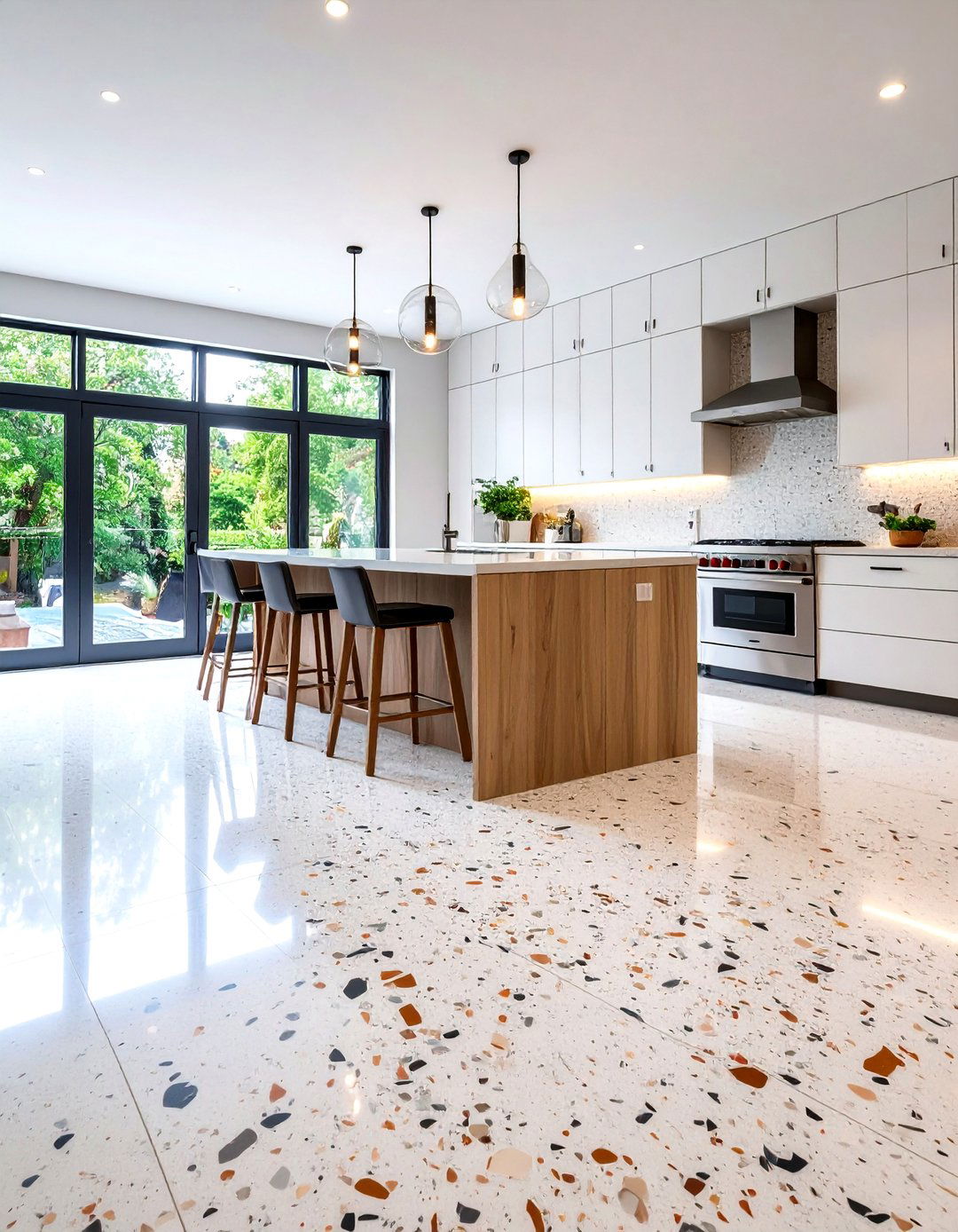 Terrazzo Kitchen Floor Tiles - 20 Kitchen Floor Ideas