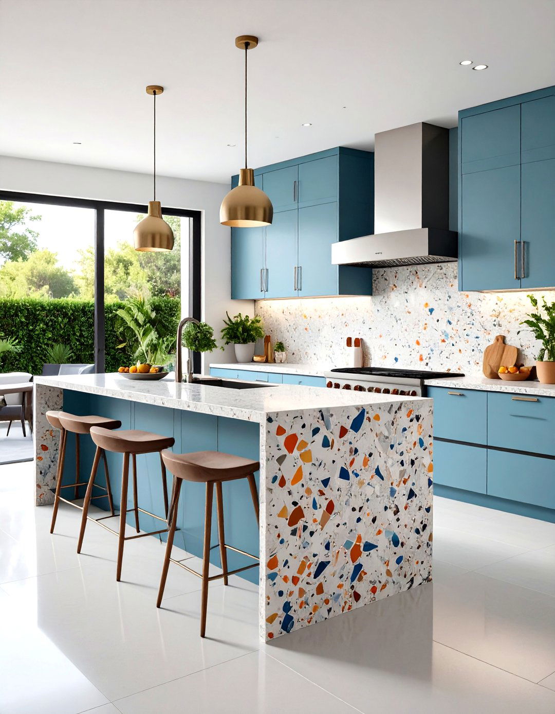 Terrazzo Outdoor Countertops - 20 Outdoor Countertop Ideas