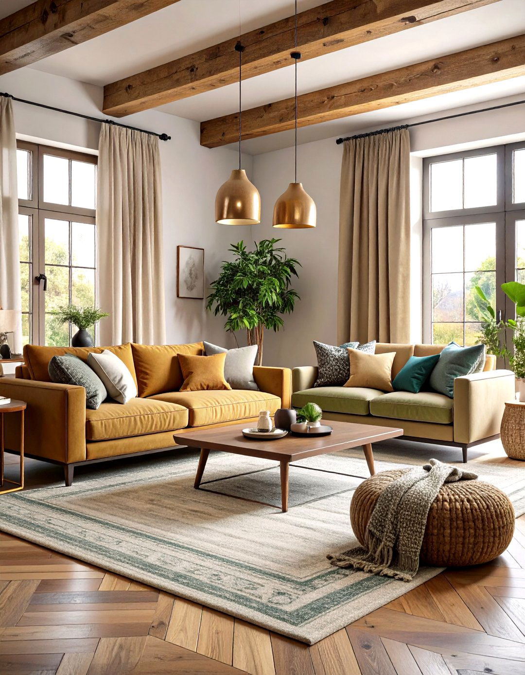 Textural Luxury Living Room - 20 Luxury Living Room Ideas