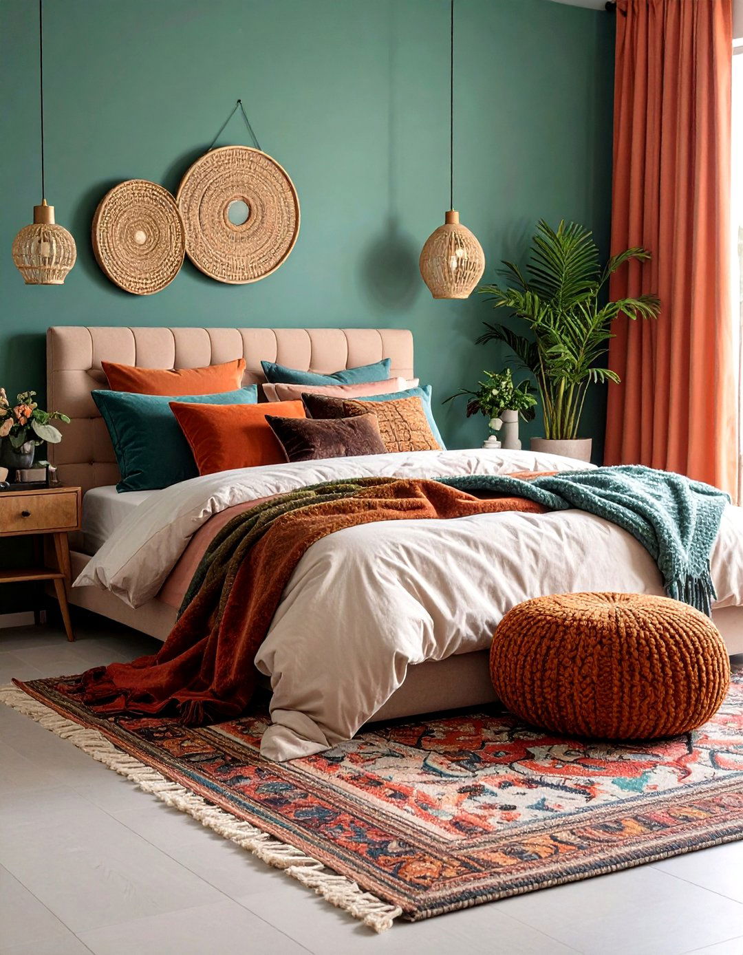 Textured Colorful Bedroom Ideas - 20 Colorful Bedroom Ideas
