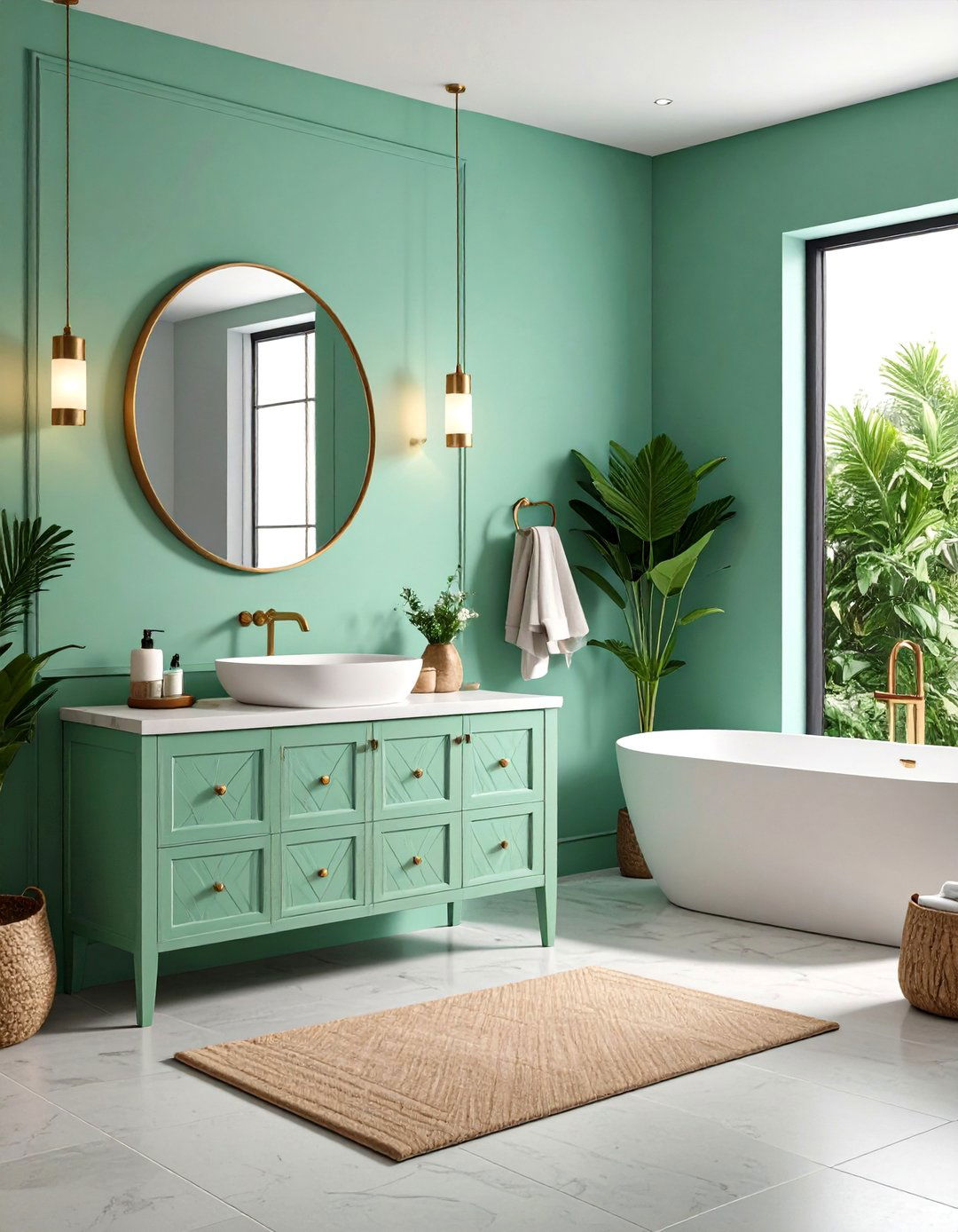 Textured Mint Walls - 20 Wall Texture Ideas