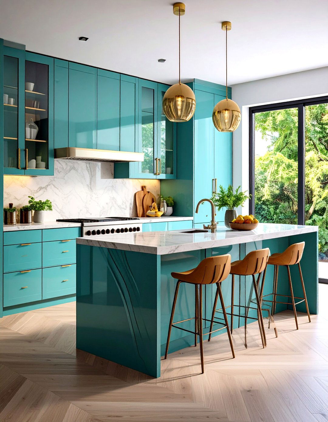 Textured Modern Style Glass Kitchen Cabinets - 20 Modern Style Glass Kitchen Cabinets