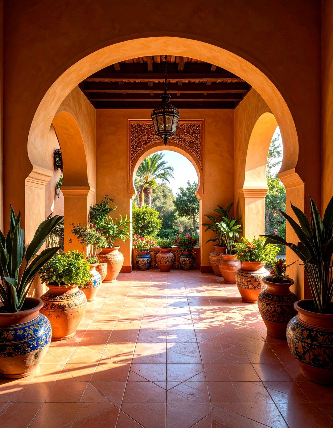 Textured Plaster Niches and Alcoves - 20 Spanish Style Living Room Ideas