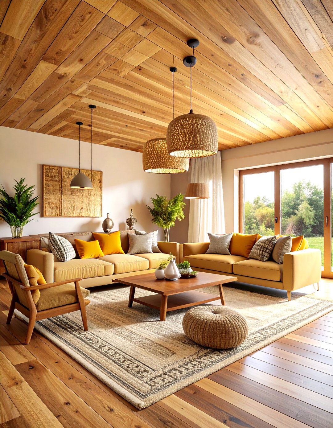 Textured Plywood Ceiling Finish - 20 Plywood Ceiling Ideas