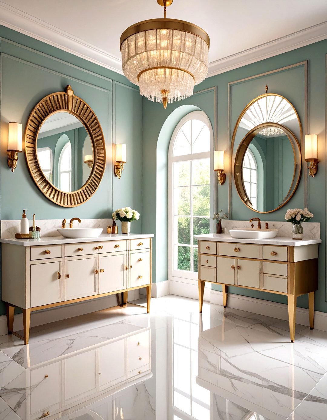 Textured Powder Room - 20 Powder Room Ideas