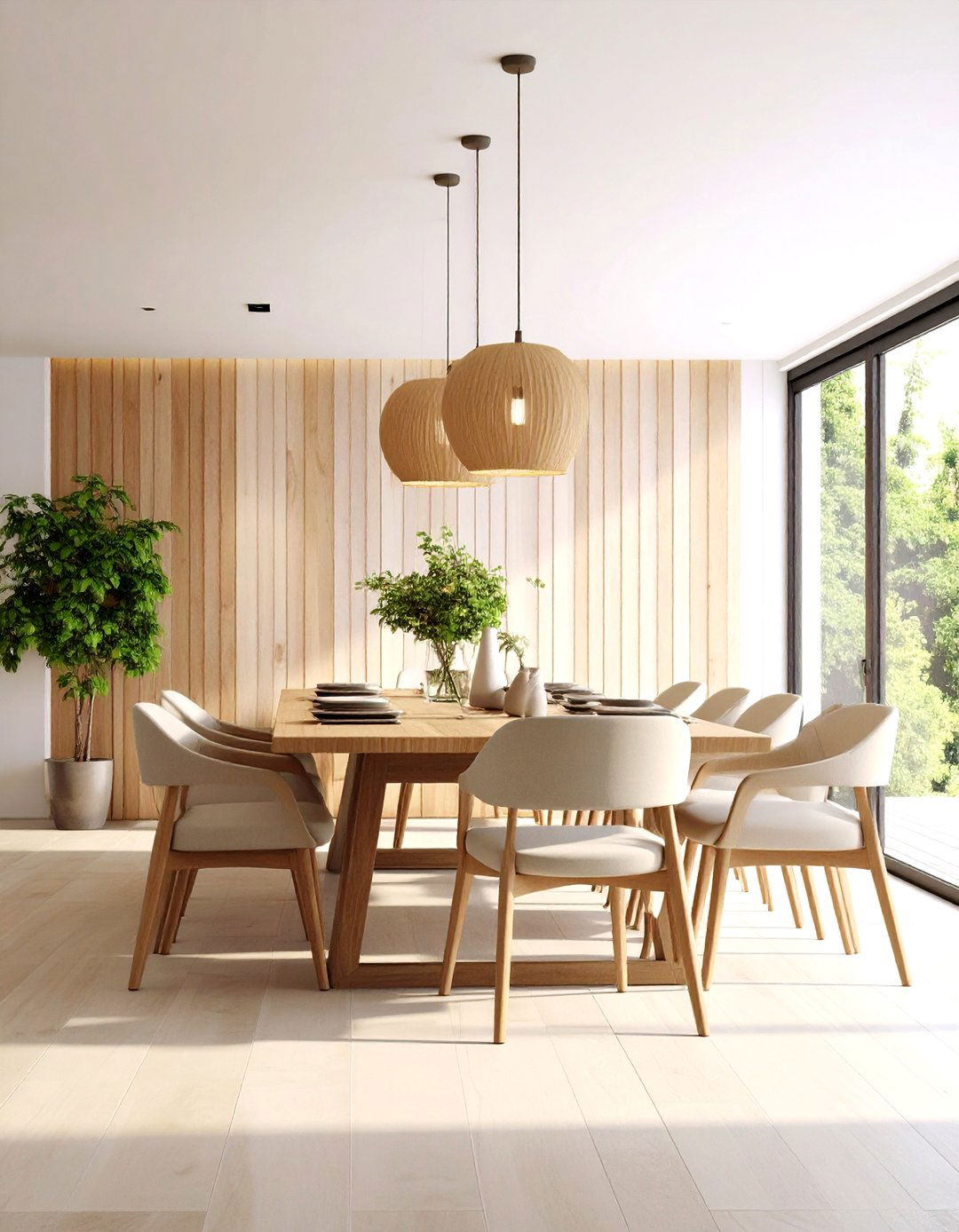 Textured Wall Modern Dining Room Drama - 20 Modern Dining Room Ideas
