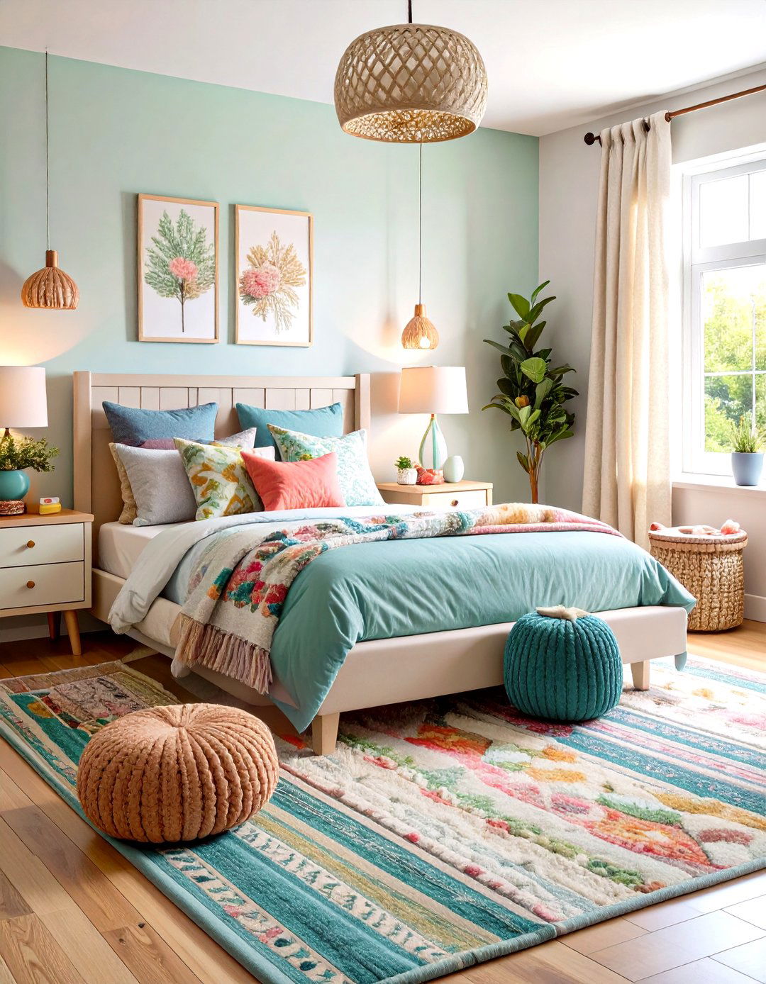 Textured and Layered Textiles - 20 Tween Bedroom Ideas