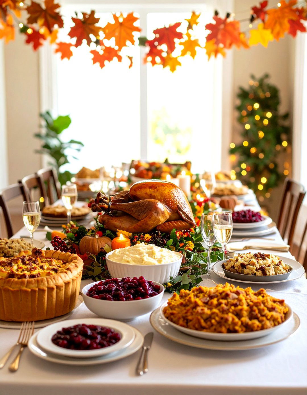Thanksgiving Themed Fall Birthday Feast - 20 Fall Birthday Party Ideas