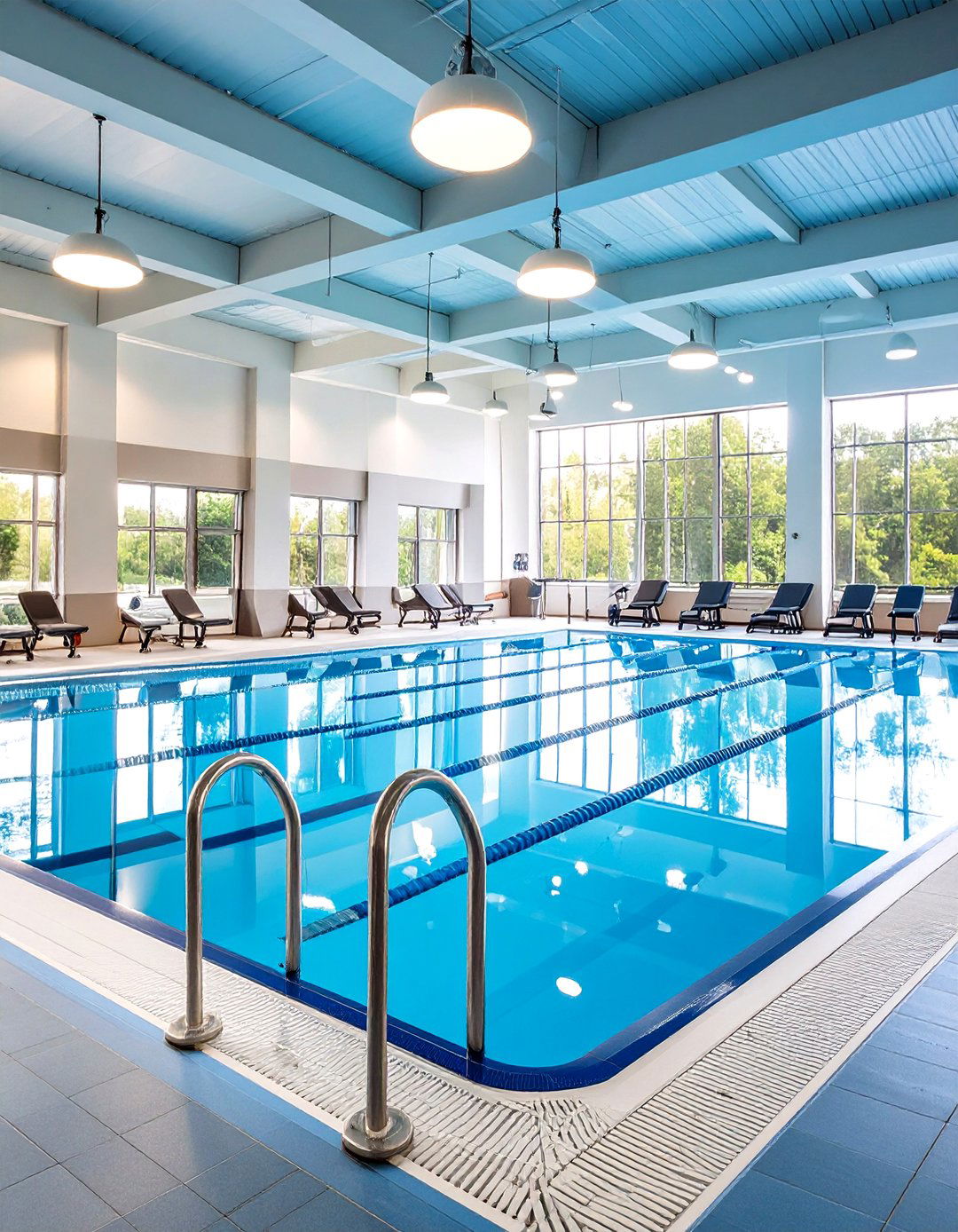 Therapeutic Indoor Pool Wellness Center - 20 Indoor Pool Ideas