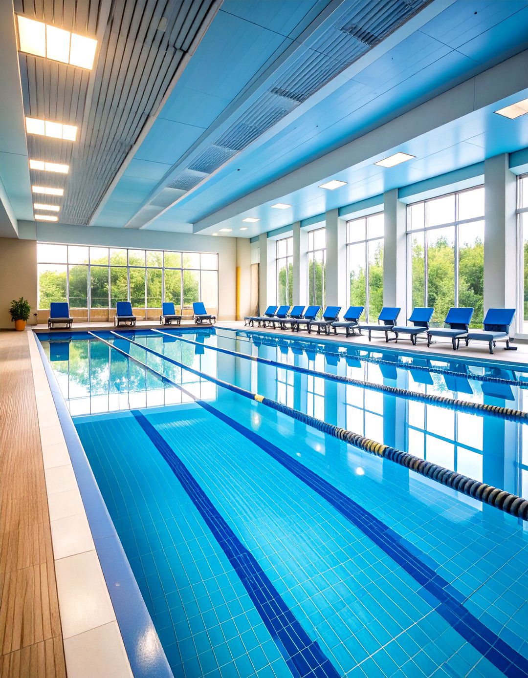 Therapeutic Warm Water Indoor Pool Healing Environment - 20 Indoor Pool Ideas