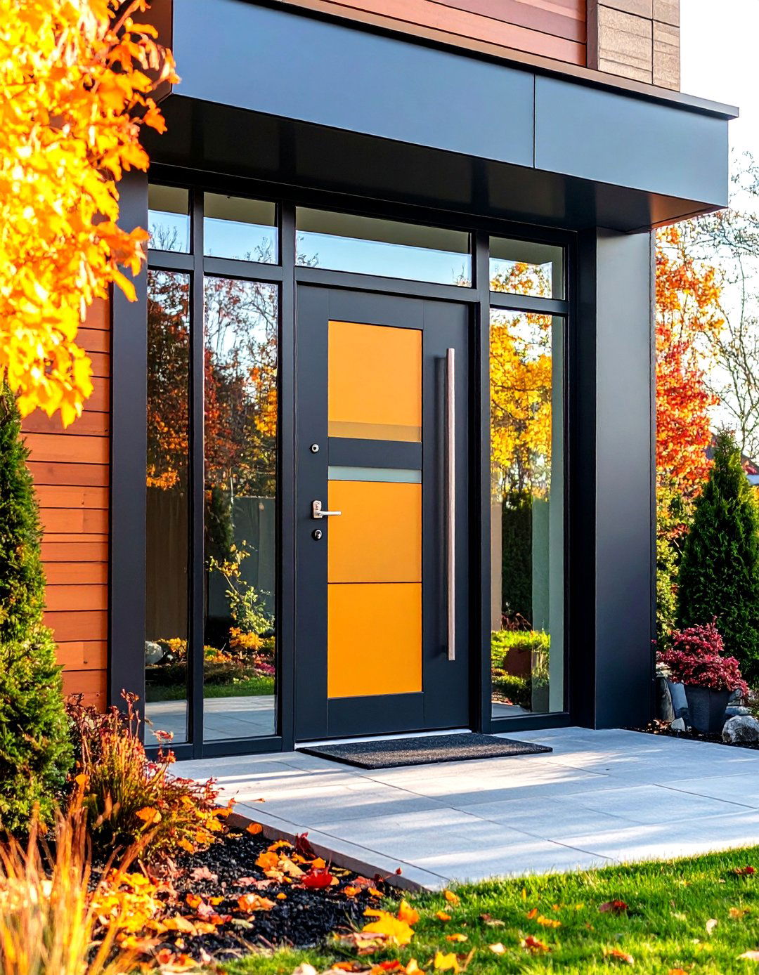Thermally Broken Steel Glass Front Doors Balance Strength and Warmth - 20 Glass Front Doors Ideas