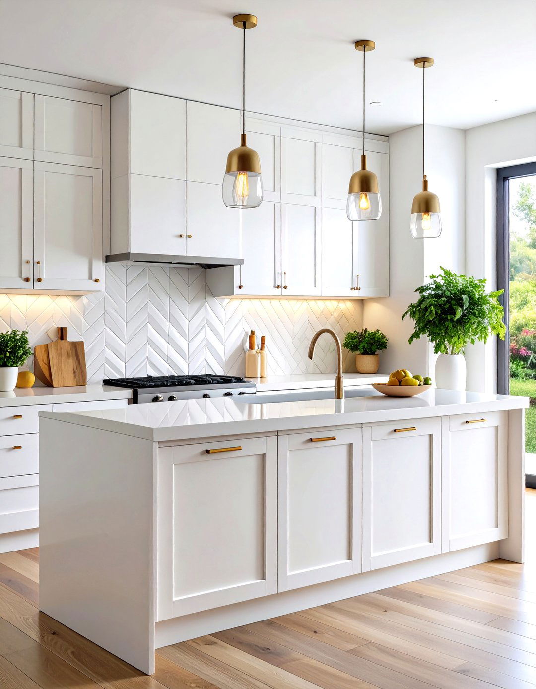 Three Dimensional Kitchen Backsplash with Sculptural Elements - 20 Kitchen Backsplash Ideas