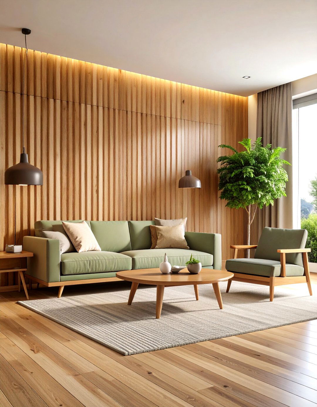 Three Dimensional Wood Accent Wall - 20 Wood Accent Wall Ideas