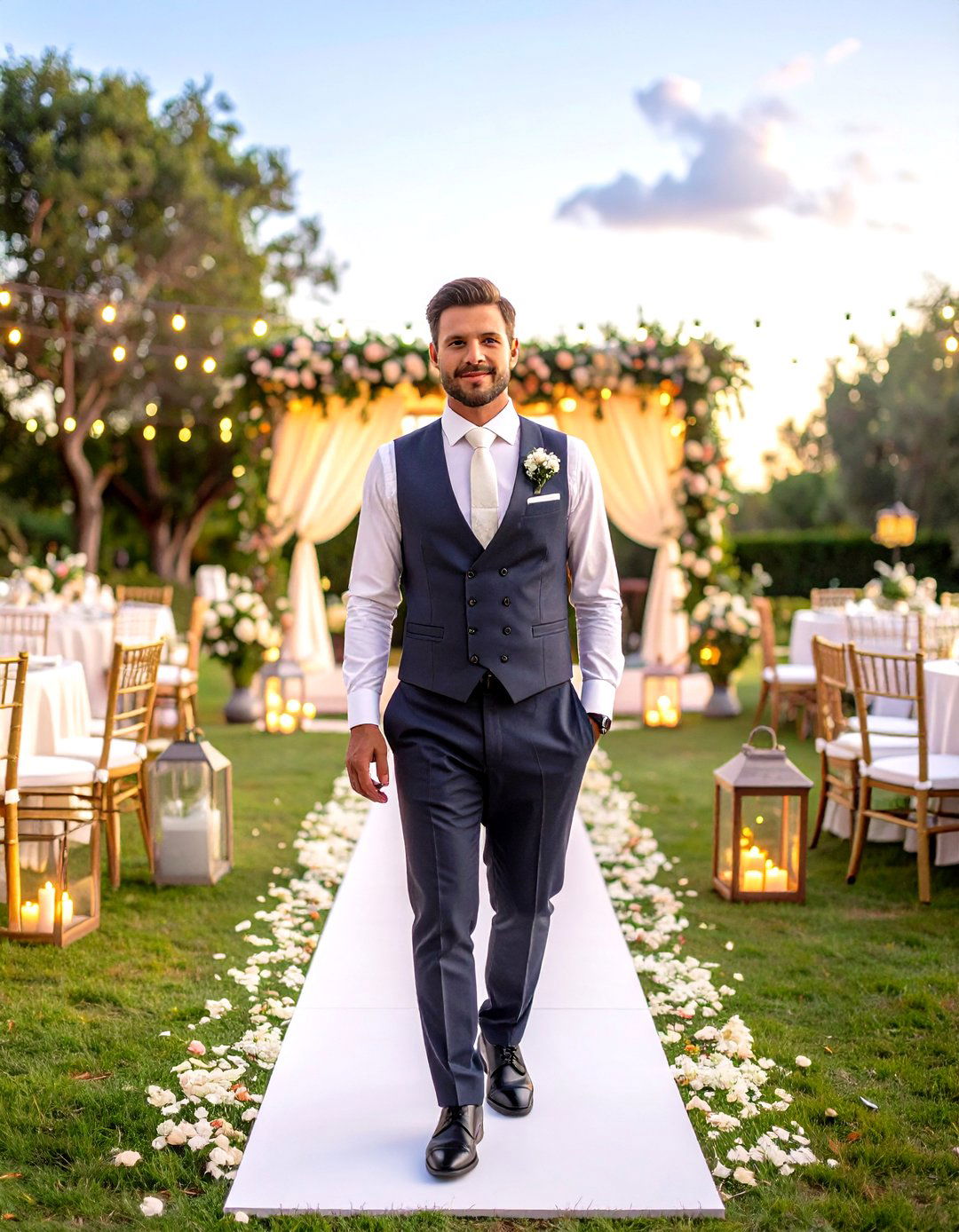 Three Piece Mens Wedding Outfit Sophisticated - 20 Men's Wedding Outfit Ideas