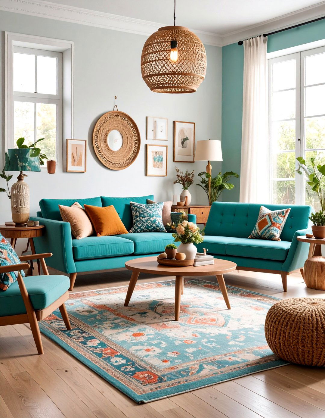 Thrift Store Eclectic Mix Up - 20 Budget Apartment Living Room Ideas