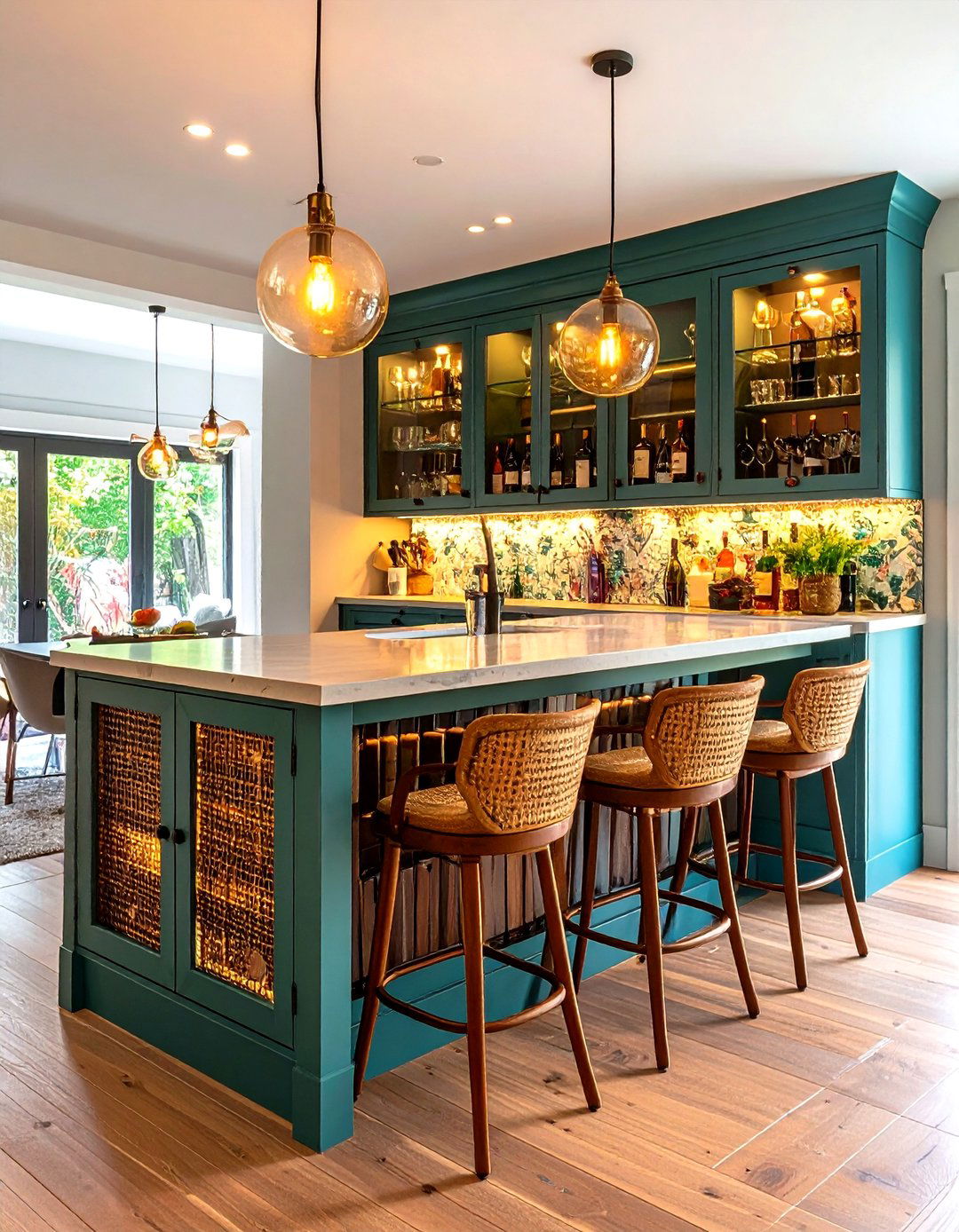 Thrifted Cabinet Makeover Home Bar - 20 Home Bar Ideas On A Budget