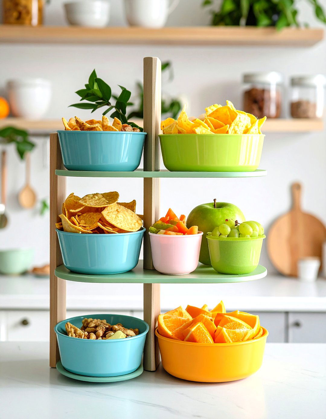 Tiered Shelf Organizers - 20 Snack Storage Ideas