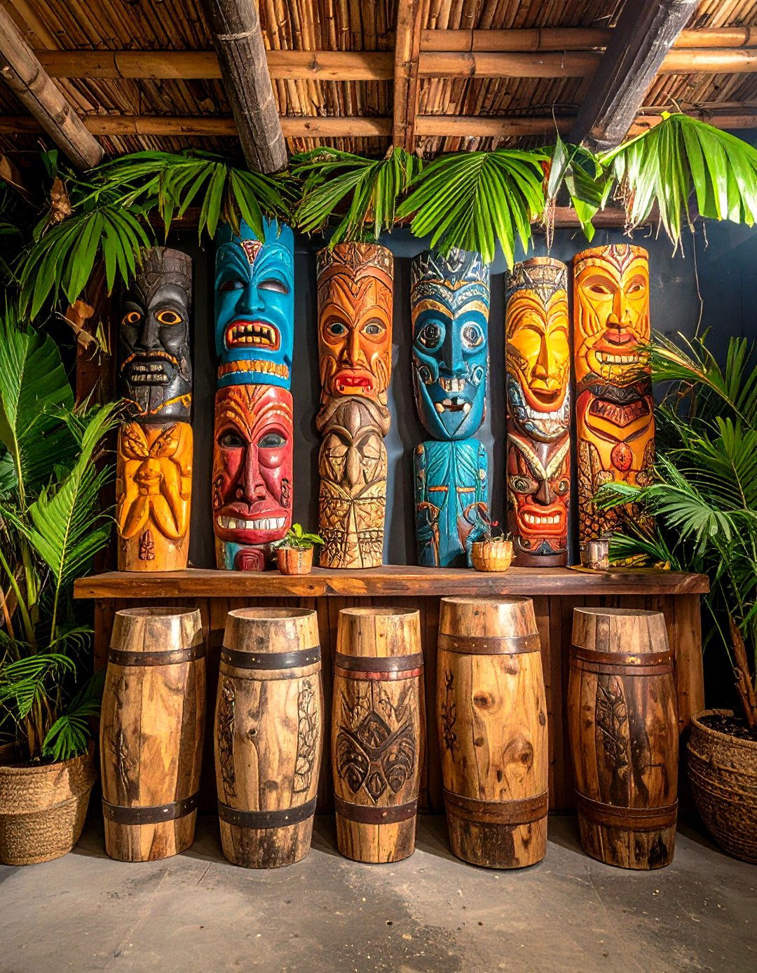 Tiki Bar Paradise Man Cave Sign - 20 Man Cave Sign Ideas