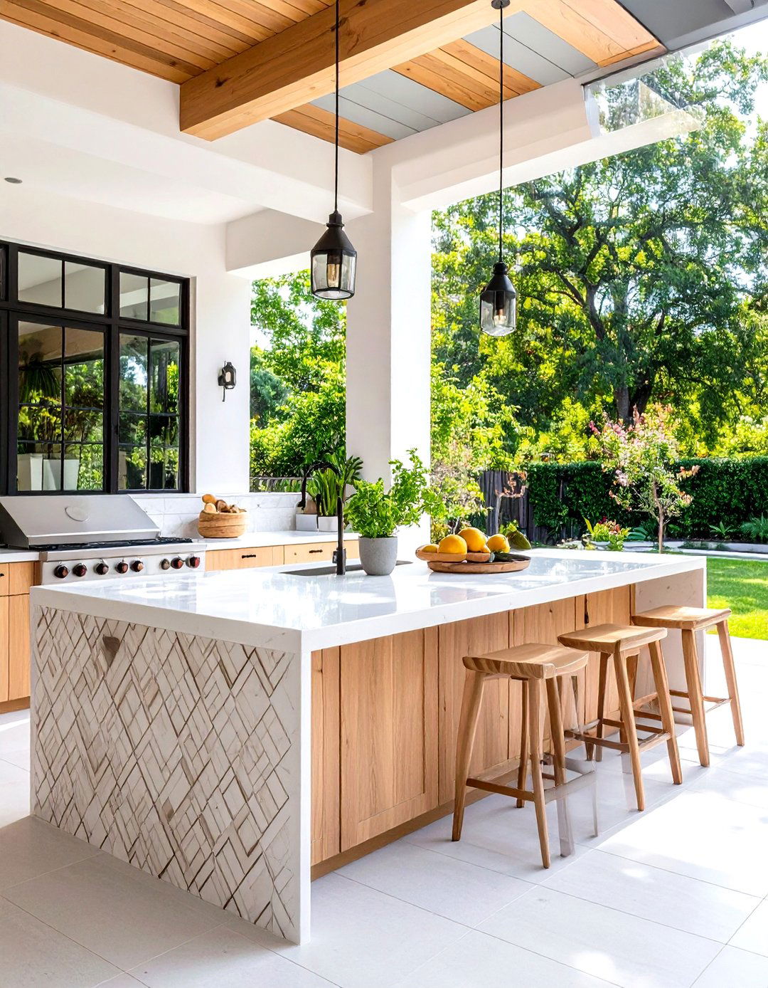 Tile Outdoor Countertops - 20 Outdoor Countertop Ideas